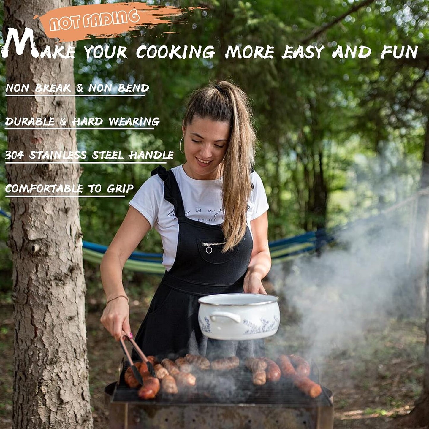 Silicone Cooking Utensil Set, Kitchen Utensils with Copper Stainless Steel Handle, 26 Pcs Kitchen Spatula Set, Non-Stick Heat Resistant Silicone, Best Kitchen Gadget Tools Set - Black