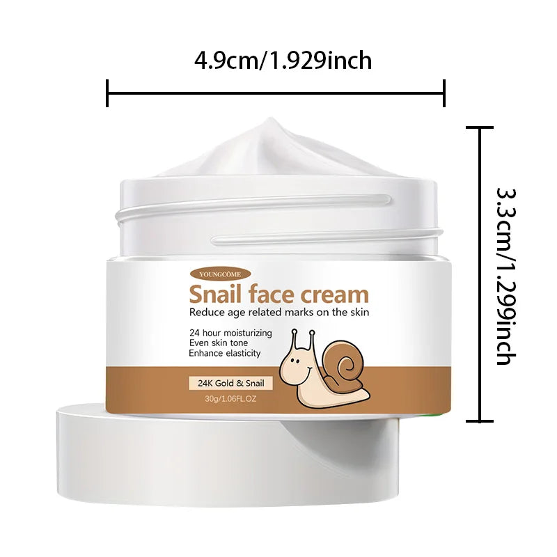 Korean Snail Essence Cream Collagen Moisturizing Hyaluronic Acid Moisturizer Nourishing Whitening Anti Wrinkle Facial Skin Care