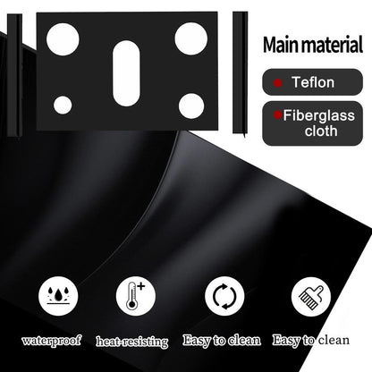 Gas Burner Mats – Heatproof, Oil-Resistant, Easy Clean, Non-Slip, Reusable Kitchen Protector