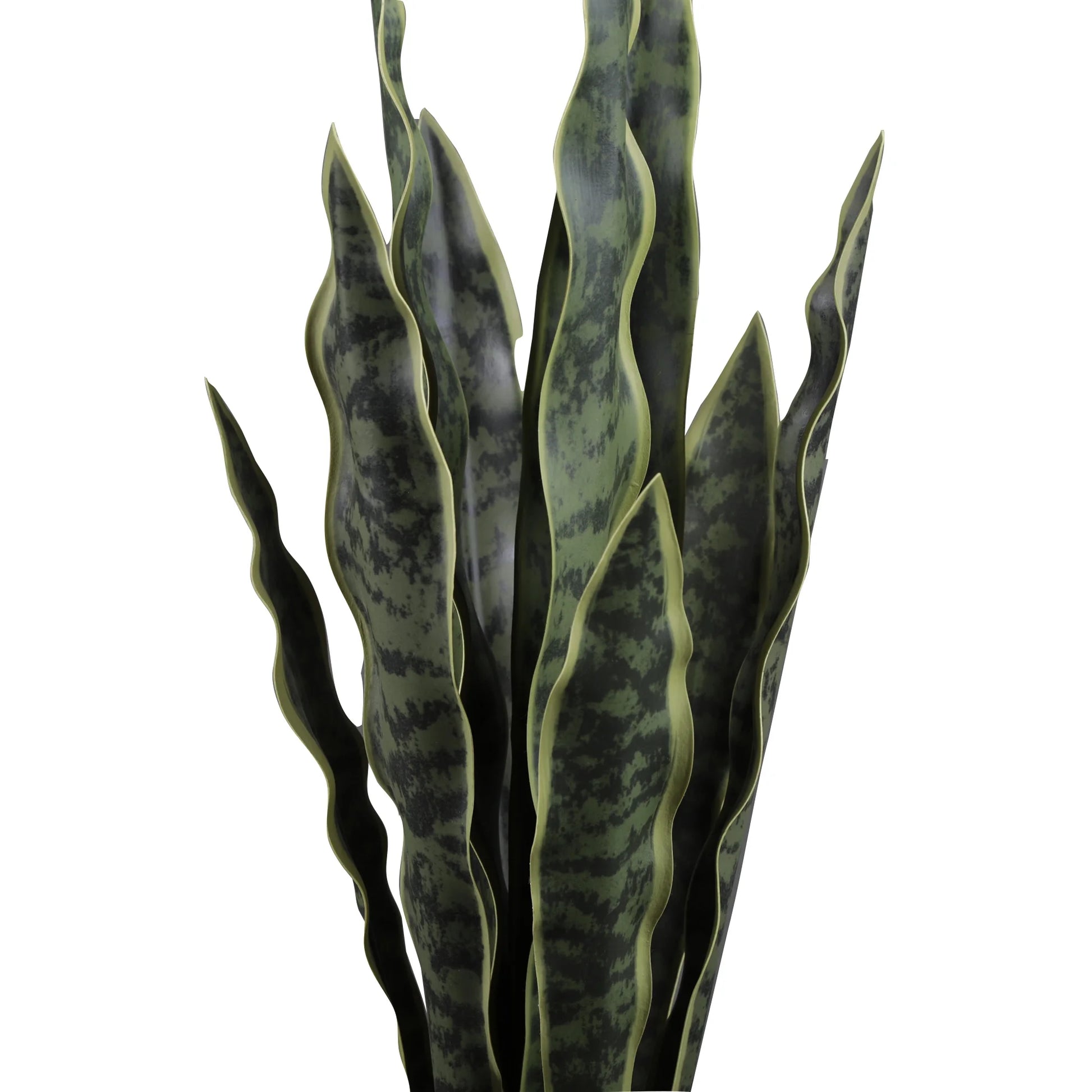 (3 Pack)   24.3" Artificial Snake Plant in Rattan Basket