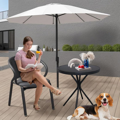 Eorthex 23" round Bistro Side Table for Patio or Home Use