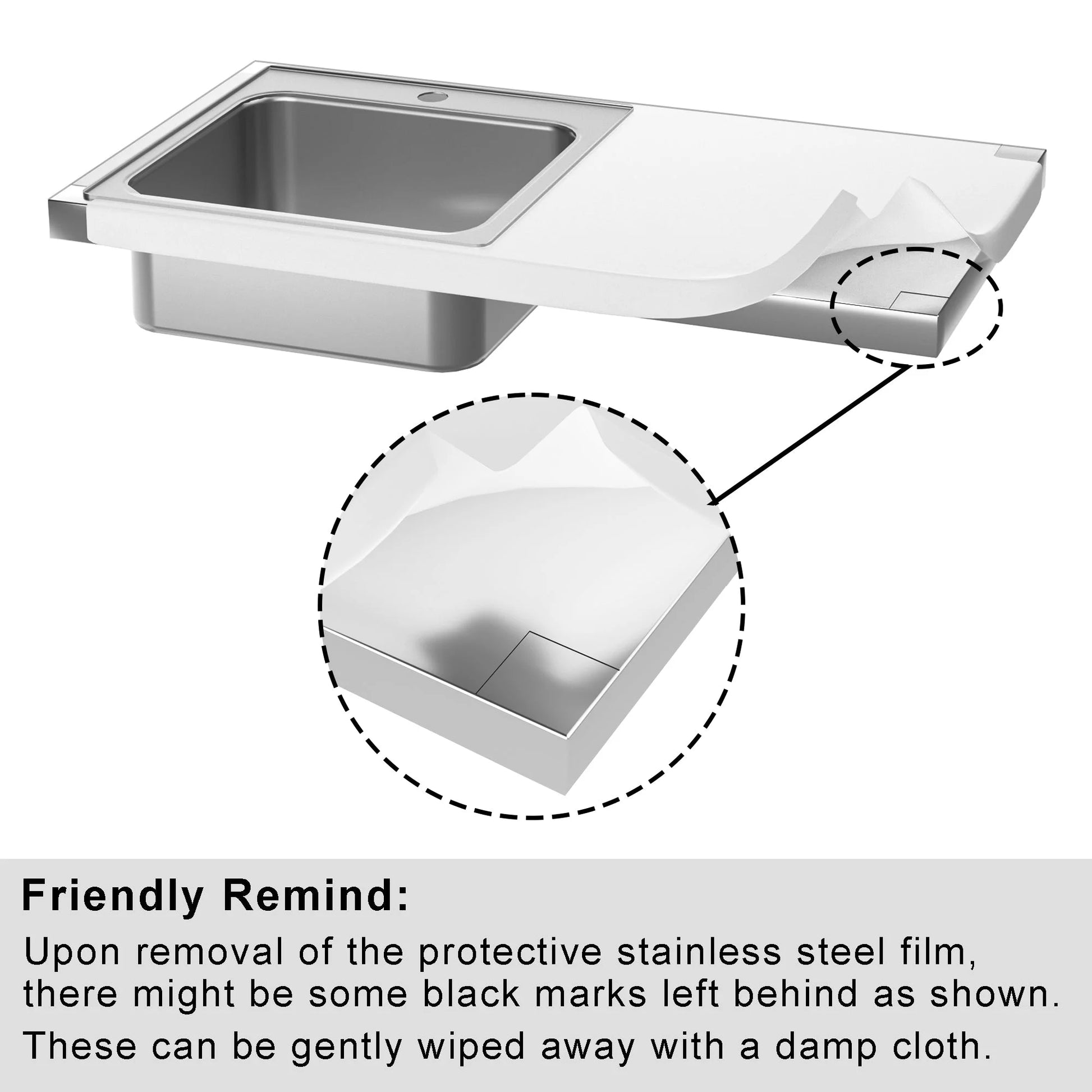 Outdoor Grill Table with Sink,Metal Outdoor Grill Cart, Outdoor Kitchen Island with Stainless Steel Sink