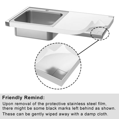 Outdoor Grill Table with Sink,Metal Outdoor Grill Cart, Outdoor Kitchen Island with Stainless Steel Sink