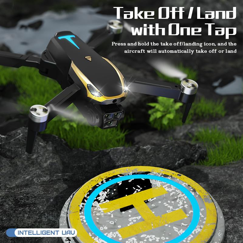 Ultimate M8 PRO FPV Drone 2025 4K UHD Stabilized Camera 5G Wifi Brushless Motors Optical Flow Auto Return Intelligent Aerial Photography with Three Sides Obstacle Sensing & Omnidirectional Guard Flight