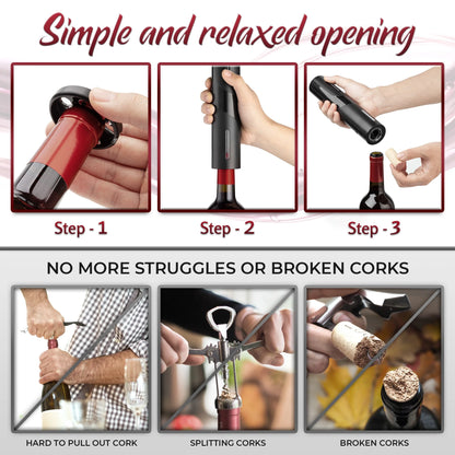 Vinflow5 Electric Wine Opener with Foil Cutter