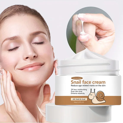 Korean Snail Essence Cream Collagen Moisturizing  Hyaluronic Acid Moisturizer Nourishing Whitening Anti Wrinkle Facial Skin Care