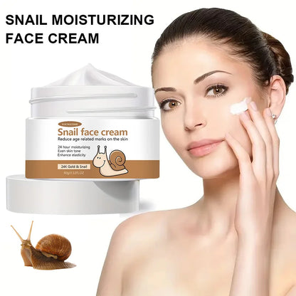 Korean Snail Essence Cream Collagen Moisturizing  Hyaluronic Acid Moisturizer Nourishing Whitening Anti Wrinkle Facial Skin Care