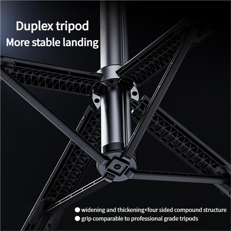 70" Smart AI Facial Recognition Phone Tripod,360 Rotation Travel Selfie Stick Stand,Face Tracking Phone Tripod with Light and Remote, Selfie Stick for Video Recording & Tiktok Live Streaming & Content Creator