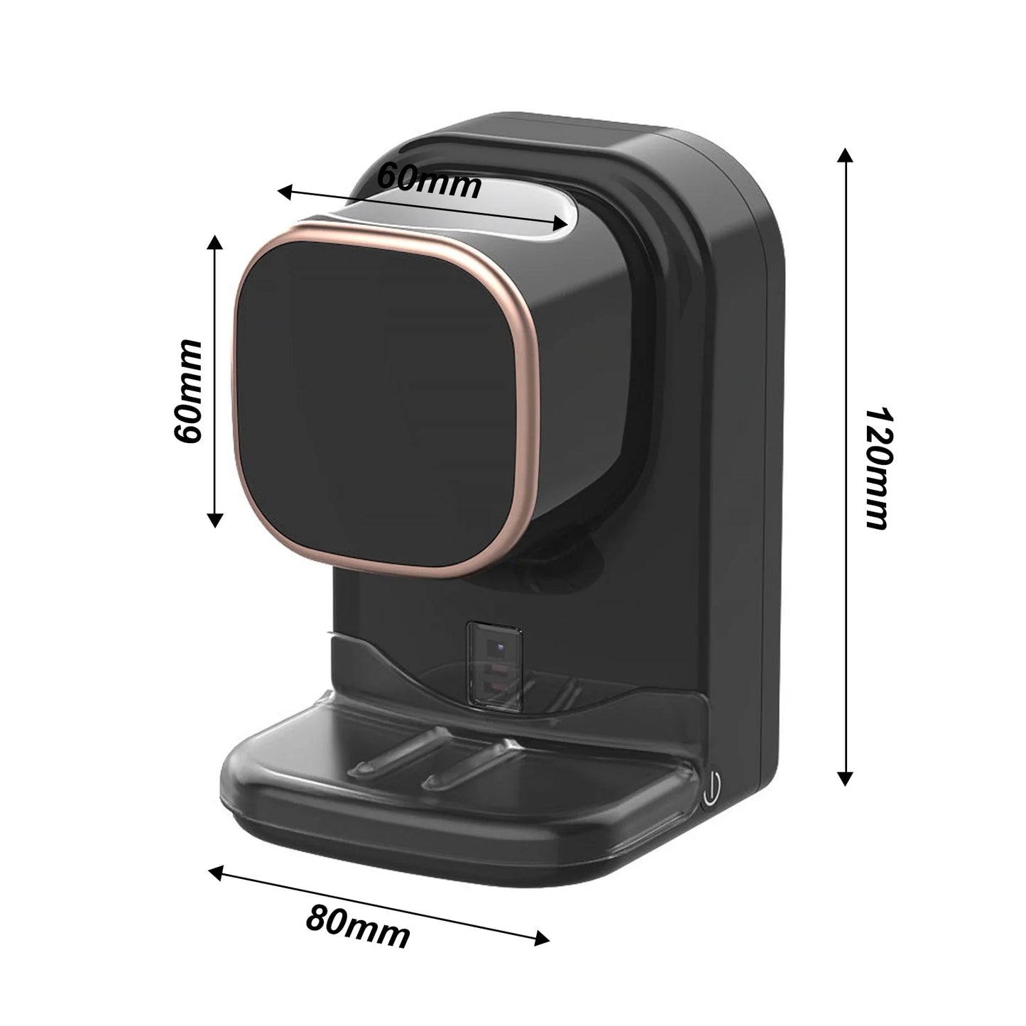 Toothpaste Dispenser,Wall Mounted Automatic Toothpaste Dispenser for Kids and Adults Shower, Is Wall Mount Bathroom Accessories with Super Sticky Suction Pad,Black