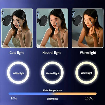 70" Smart AI Facial Recognition Phone Tripod,360 Rotation Travel Selfie Stick Stand,Face Tracking Phone Tripod with Light and Remote, Selfie Stick for Video Recording & Tiktok Live Streaming & Content Creator