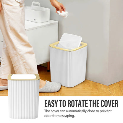 19 Pcs White Bathroom Accessories Sets with Shower Curtain, Specially Designed for Small Spaces